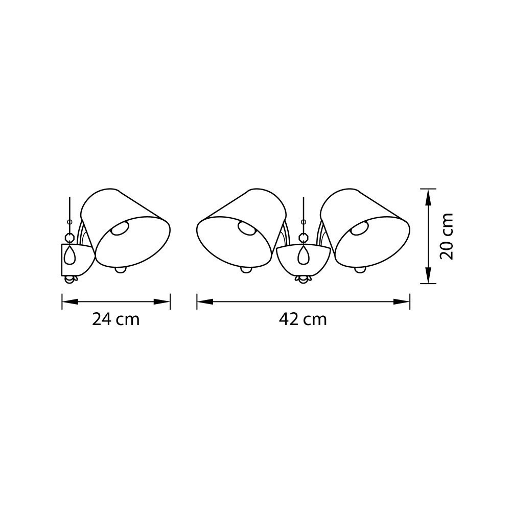 Lightstar (SB1115-2) Бра ESEDRA 2x40W E27 BROWN ткань (в комплекте) Lightstar (SB1115-2) Бра ESEDRA 2x40W E27 BROWN ткань (в комплекте)